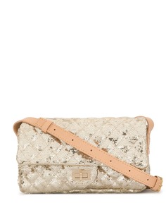 Chanel Pre-Owned сумка через плечо CC 2.55 с пайетками