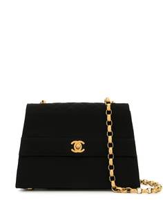 Chanel Pre-Owned стеганая сумка на плечо 1990-х годов с логотипом СС