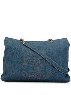 Chanel Pre-Owned сумка на плечо Jumbo XL 1997-го года с логотипом CC