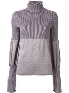 Chanel Pre-Owned трикотажный топ 2005-го года с объемными рукавами