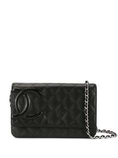 Chanel Pre-Owned сумка на плечо Cambon с цепочкой