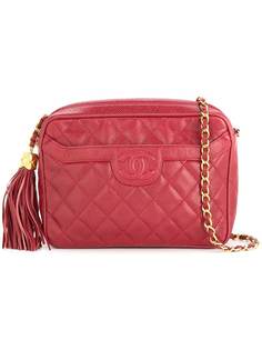 Chanel Pre-Owned стеганая сумка на плечо