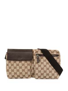 Gucci Pre-Owned поясная сумка с логотипом GG