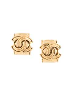 Chanel Pre-Owned серьги 1994-го года с логотипом CC