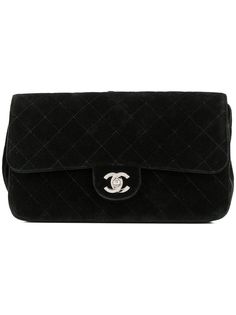 Chanel Pre-Owned стеганый рюкзак с логотипом CC