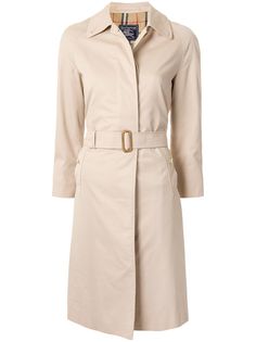 Burberry Pre-Owned однобортный тренч