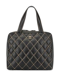 Chanel Pre-Owned сумка-тоут с логотипом CC