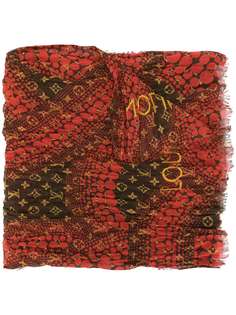 Louis Vuitton шарф Waves Infinity с монограммой из коллаборации с Kusama Yayoi