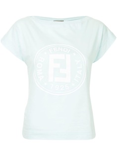 Fendi Pre-Owned футболка с логотипом