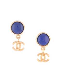 Chanel Pre-Owned серьги 1996-го года с логотипом CC