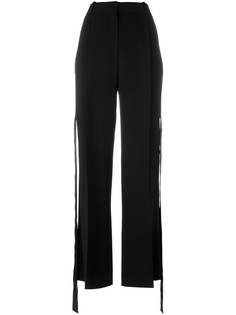 Givenchy классические брюки с атласными лентами