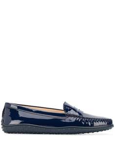 Tods лакированные лоферы Tod`S