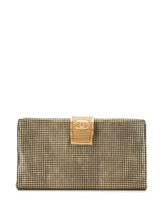 Chanel Pre-Owned сетчатый клатч с эффектом металлик 2009-го года