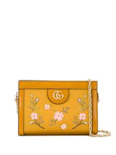 Gucci сумка на плечо Ophidia с цветочным принтом