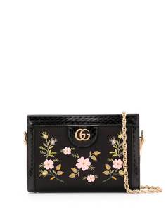 Gucci сумка через плечо Ophidia с цветочным принтом
