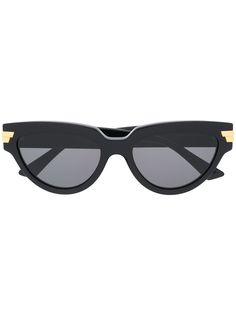 Bottega Veneta Eyewear солнцезащитные очки в оправе кошачий глаз