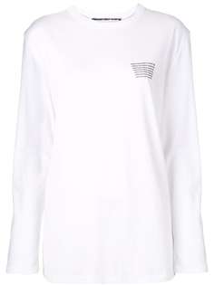Alexander Wang футболка с логотипом