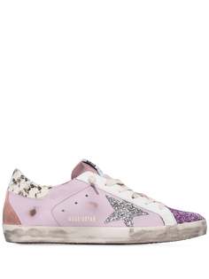 Golden Goose кеды Superstar с блестками