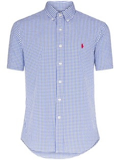 Polo Ralph Lauren клетчатая рубашка из сирсакера