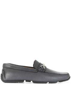 Bally woven-strap loafers