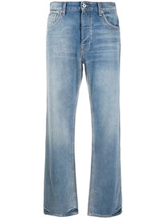 Nanushka джинсы широкого кроя из вареного денима