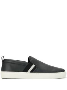 Bally striped-side slip-on trainers
