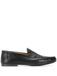 Bally rubber-sole penny strap loafers