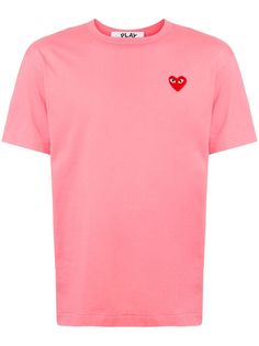 Comme Des Garçons Play футболка с вышивкой