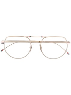 Thom Browne Eyewear очки-авиаторы RWB