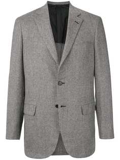 Brioni caterpillar stitch tailored blazer