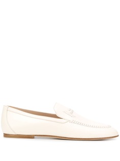 Tods лоферы с плетеным логотипом Tod`S