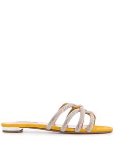 Aquazzura сандалии Moondust на плоской подошве