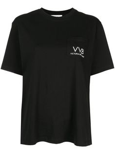 Victoria Victoria Beckham футболка с логотипом