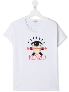 Kenzo Kids футболка с нашивкой