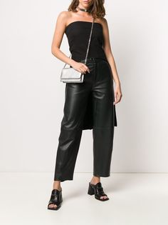 Ann Demeulemeester топ асимметричного кроя без бретелей