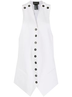 Ann Demeulemeester жилет средней длины с вырезами