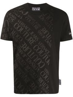 Versace Jeans Couture футболка с круглым вырезом и логотипом