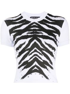 Versace Jeans Couture футболка с зебровым принтом