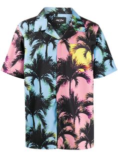 Just Don рубашка SPS с тропическим принтом