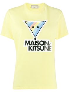 Maison Kitsuné футболка с графичным логотипом