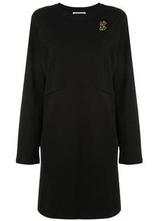 McQ Alexander McQueen платье с длинными рукавами и вышивкой