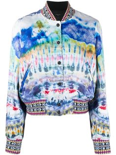 AMIRI abstract print bomber jacket
