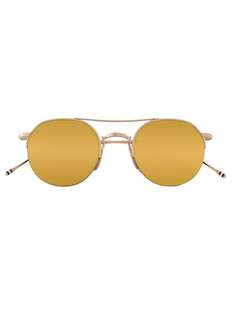 Thom Browne Eyewear солнцезащитные очки с круглой оправой