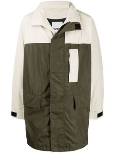 YVES SALOMON HOMME двухцветная парка