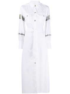 Ava Adore платье-рубашка с контрастной отделкой
