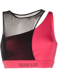 Calvin Klein Underwear бюстгальтер с прозрачной вставкой