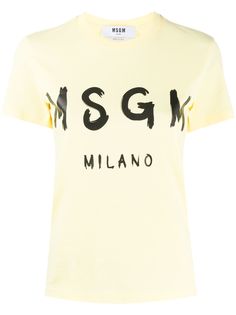 MSGM футболка с логотипом