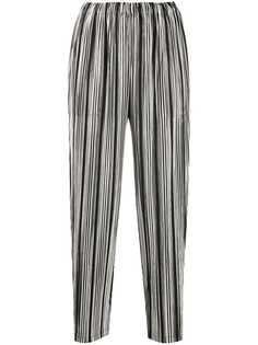 Issey Miyake брюки в полоску