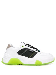 Versace Jeans Couture высокие кроссовки с контрастными вставками