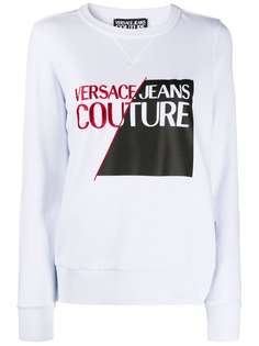 Versace Jeans Couture толстовка с вышитым логотипом